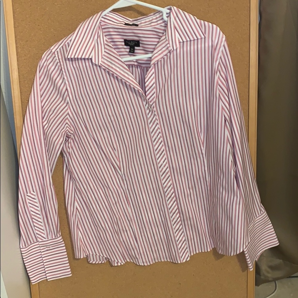 Talbots Button Down Blouse - image 1